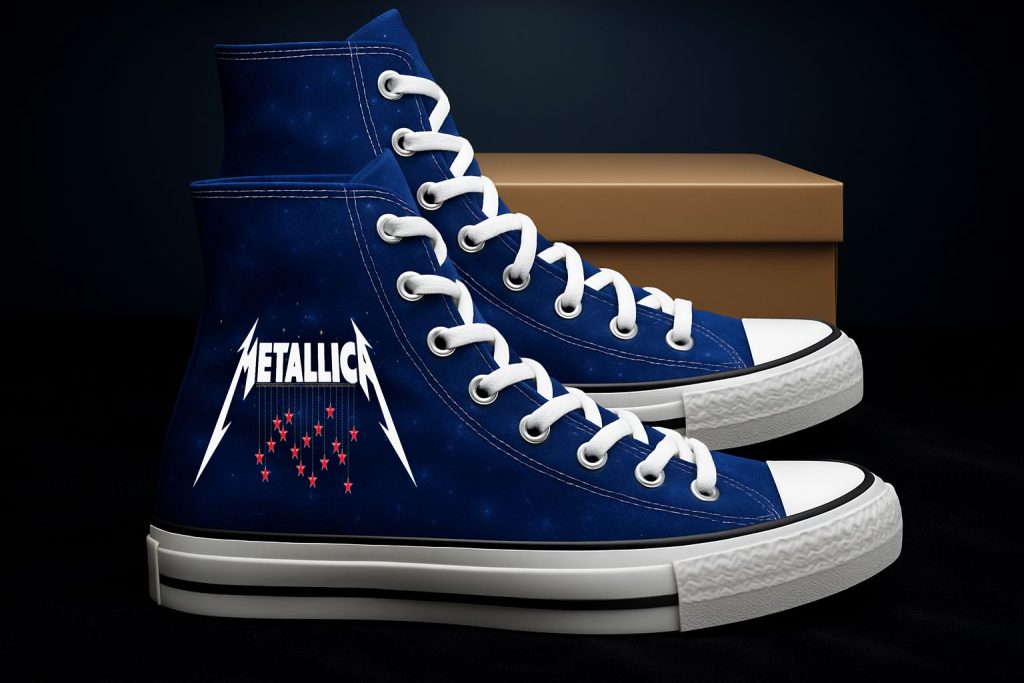 Banner High Top Canvas Sneakers - Metbrick.com