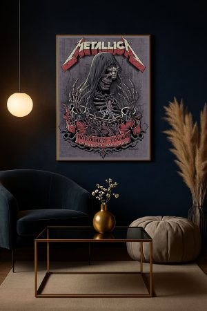 Metallica M72 Landover Event Poster Canvas Fedexfield Maryland May 28 2025 2 - Metbrick.com