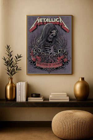 Metallica M72 Landover Event Poster Canvas – FedExField Maryland (May 28, 2025)