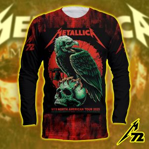 Metallica M72 North American Tour Philadelphia Pop Up Shop Aop Long Sleeve Shirt Lincoln Financial Field May 23 25 2025 1 - Metbrick.com