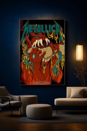 Metallica M72 Philadelphia Night 1 Event Poster Canvas Lincoln Financial Field May 23 2025 1 - Metbrick.com