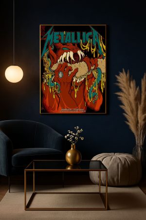Metallica M72 Philadelphia Night 1 Event Poster Canvas Lincoln Financial Field May 23 2025 2 - Metbrick.com