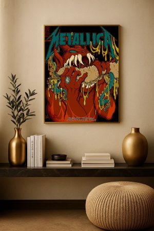 Metallica M72 Philadelphia Night 1 Event Poster Canvas – Lincoln Financial Field (May 23, 2025)
