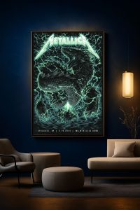 Metallica M72 Toronto Canada Night 2 At Rogers Centre Poster Canvas Art 1 - Metbrick.com