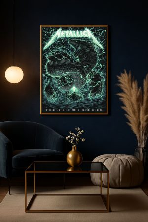 Metallica M72 Toronto Canada Night 2 At Rogers Centre Poster Canvas Art 2 - Metbrick.com