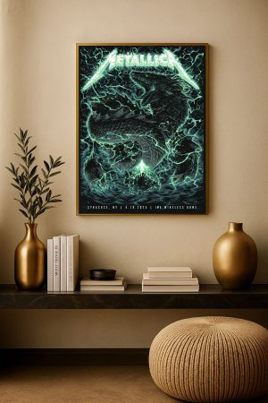Metallica M72 Toronto Canada Night 2 At Rogers Centre Poster Canvas Art - Metbrick.com