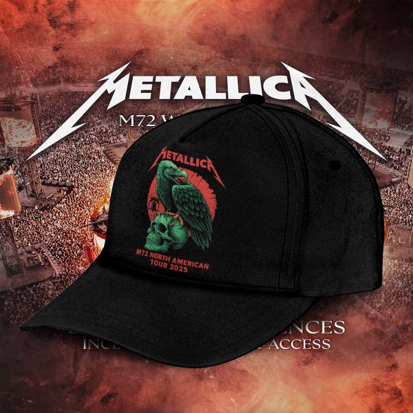 Metallica M72 Tour 2025 Hat – Pop-Up Shop Exclusive at Lincoln Financial Field Philadelphia