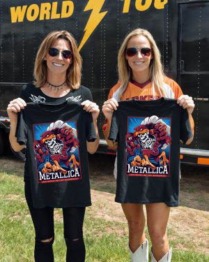 Metallica M72 Virginia Tech North American Tour 2025 Unisex T Shirt 1 - Metbrick.com