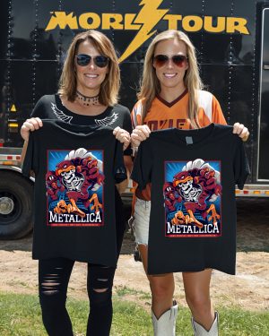 Metallica M72 Virginia Tech North American Tour 2025 Unisex T Shirt 3 - Metbrick.com