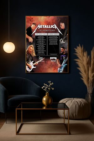 Metallica M72 World Tour 2026 Europe Poster Tour Dates Lineup Featuring Pantera Gojira Avatar 2 - Metbrick.com