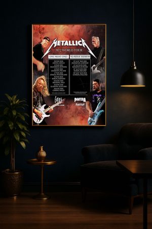Metallica M72 World Tour 2026 Europe Poster Tour Dates Lineup Featuring Pantera Gojira Avatar 3 - Metbrick.com