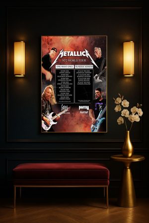 Metallica M72 World Tour 2026 Europe Poster Tour Dates Lineup Featuring Pantera Gojira Avatar 4 - Metbrick.com