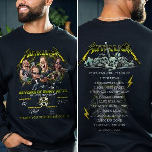 Metallica 44th Anniversary Graphic Sweatshirt 72 Seasons Album Art Aop Unisex Heavy Metal Crewneck 4 - Metbrick.com