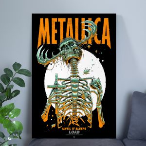Metallica Concert Tour M72 World Tour June 14 2025 Houston Nrg Stadium Houston Metallica Takeover Setlist Art Canvas Poster By Luke Preece 1 - Metbrick.com