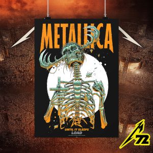Metallica Concert Tour M72 World Tour June 14 2025 Houston NRG Stadium – Houston Metallica Takeover Setlist Art Canvas Poster by Luke Preece