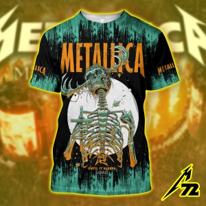 Metallica Concert Tour M72 World Tour June 14 2025 Houston Nrg Stadium Takeover Setlist 3d Aop Shirt By Luke Preece 1 - Metbrick.com