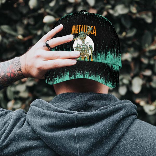 Metallica Concert Tour M72 World Tour June 14 2025 Houston NRG Stadium – Takeover Setlist Baseball Cap by Luke Preece