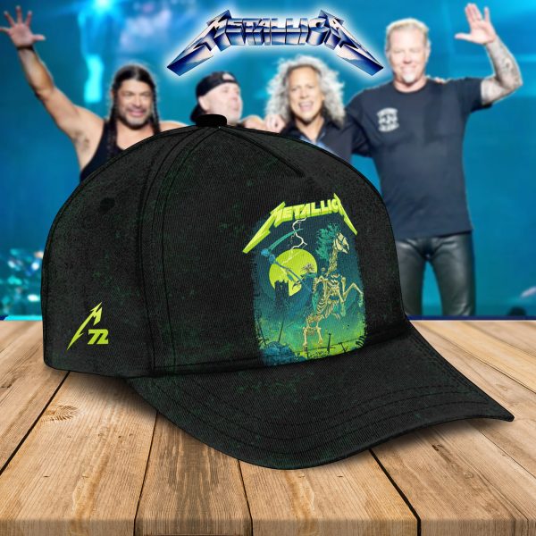 Metallica Concert Tour M72 World Tour June 14 2025 Houston NRG Stadium – Takeover Setlist Baseball Cap by Vance Kelly