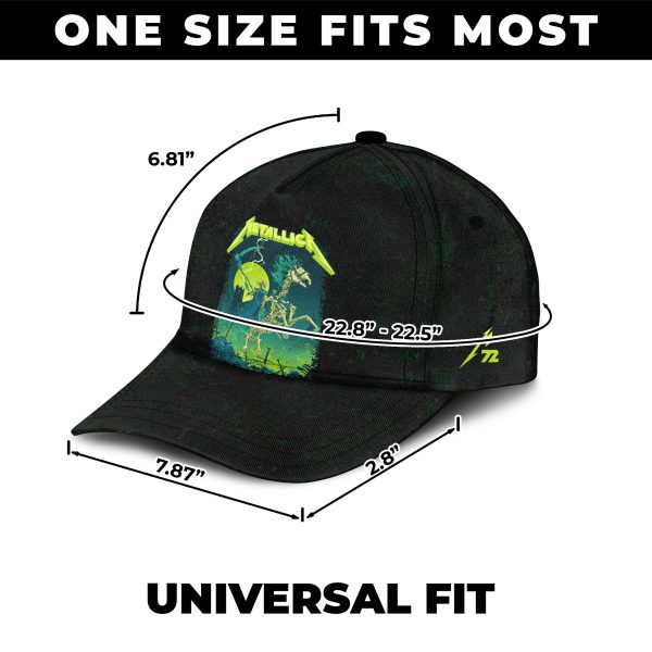 Metallica Concert Tour M72 World Tour June 14 2025 Houston NRG Stadium – Takeover Setlist Baseball Cap by Vance Kelly