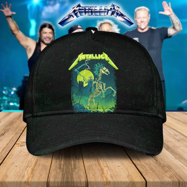 Metallica Concert Tour M72 World Tour June 14 2025 Houston NRG Stadium – Takeover Setlist Baseball Cap by Vance Kelly