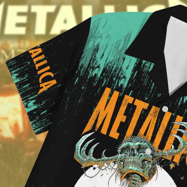 Metallica Concert Tour M72 World Tour June 14 2025 Houston NRG Stadium – Takeover Setlist Hawaiian Shirt by Luke Preece