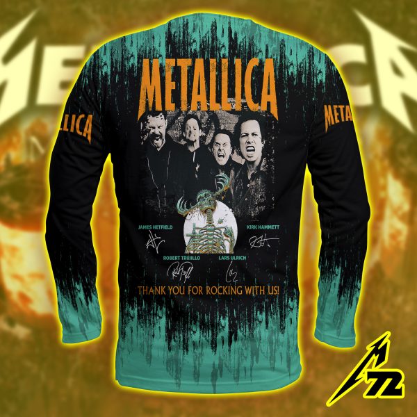 Metallica Concert Tour M72 World Tour June 14 2025 Houston NRG Stadium – Takeover Setlist Long‑Sleeve Shirt by Luke Preece