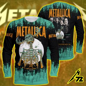 Metallica June 14, 2025 Houston NRG Stadium Long‑Sleeve Shirt