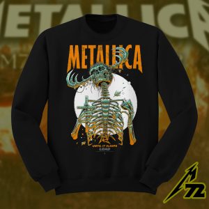 Metallica Concert Tour M72 World Tour June 14 2025 Houston Nrg Stadium Takeover Setlist Sweatshirt By Luke Preece 1 - Metbrick.com