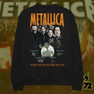 Metallica Concert Tour M72 World Tour June 14 2025 Houston Nrg Stadium Takeover Setlist Sweatshirt By Luke Preece 2 - Metbrick.com