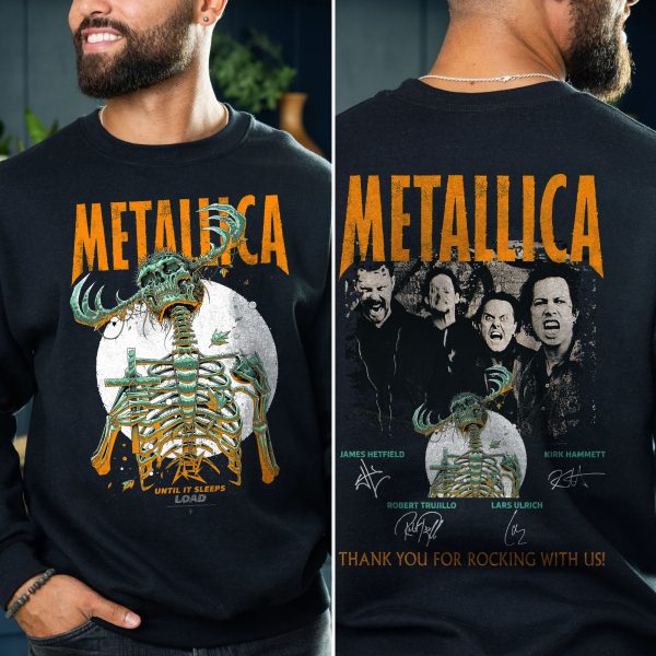 Metallica Concert Tour M72 World Tour June 14 2025 Houston NRG Stadium – Takeover Setlist Sweatshirt by Luke Preece