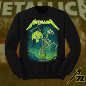 Metallica Concert Tour M72 World Tour June 14 2025 Houston Nrg Stadium Takeover Setlist Sweatshirt By Vance Kelly 1 - Metbrick.com