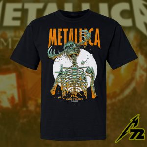 Metallica Concert Tour M72 World Tour June 14 2025 Houston Nrg Stadium Takeover Setlist T Shirt By Luke Preece 1 - Metbrick.com