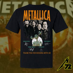 Metallica Concert Tour M72 World Tour June 14 2025 Houston Nrg Stadium Takeover Setlist T Shirt By Luke Preece 2 - Metbrick.com
