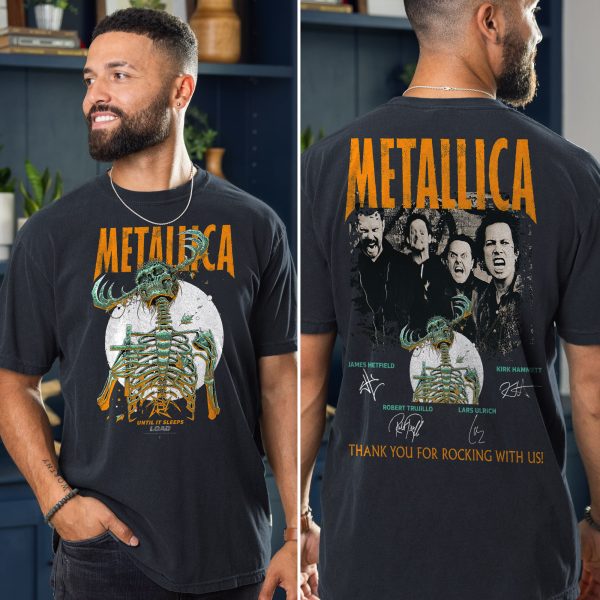 Metallica Concert Tour M72 World Tour June 14 2025 Houston NRG Stadium – Takeover Setlist T‑Shirt by Luke Preece