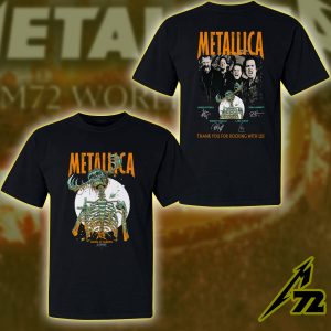 Metallica Concert Tour M72 World Tour June 14 2025 Houston NRG Stadium – Takeover Setlist T‑Shirt by Luke Preece