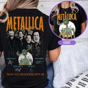 Metallica Concert Tour M72 World Tour June 14 2025 Houston Nrg Stadium Takeover Setlist T Shirt By Luke Preece 4 - Metbrick.com