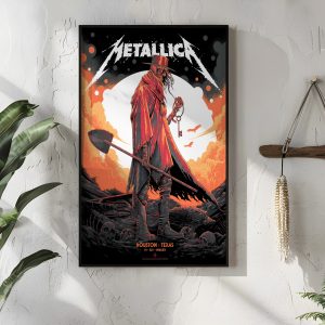Metallica Concert Tour M72 World Tour June 14 2025 Houston Tx Nrg Stadium Pantera Setlist Night Poster 4 - Metbrick.com