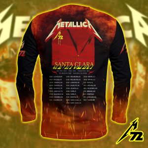 Metallica Concert Tour M72 World Tour June 20 2025 Santa Clara Levis Stadium No Repeat Weekend Setlist Long Sleeve Shirt By Vance Kelly 2 - Metbrick.com