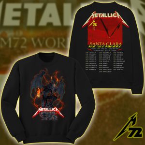 Metallica Concert Tour M72 World Tour June 20 2025 Santa Clara Levi’s Stadium – No‑Repeat Weekend Setlist Sweatshirt by Vance Kelly