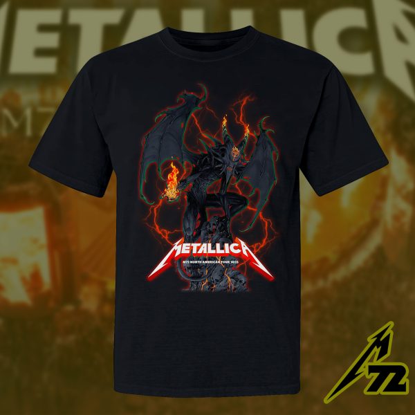 Metallica Concert Tour M72 World Tour June 20 2025 Santa Clara Levi’s Stadium – No‑Repeat Weekend Setlist T‑Shirt by Vance Kelly