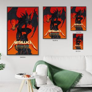 Metallica Concert Tour M72 World Tour June 20 2025 Santa Clara Levis Stadium Santa Clara No Repeat Weekend Limp Bizkit Ice Nine Kills Setlist Canvas Poster By Vance Kelly 6 - Metbrick.com