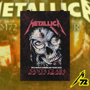 Metallica Concert Tour M72 World Tour June 22 2025 Levis Stadium Night 2 Tonight In Santa Clara Canvas Poster - Metbrick.com