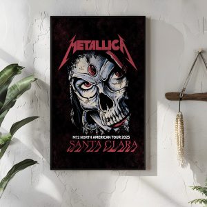 Metallica Concert Tour M72 World Tour June 22 2025 Levis Stadium Night 2 Tonight In Santa Clara Canvas Poster 4 - Metbrick.com