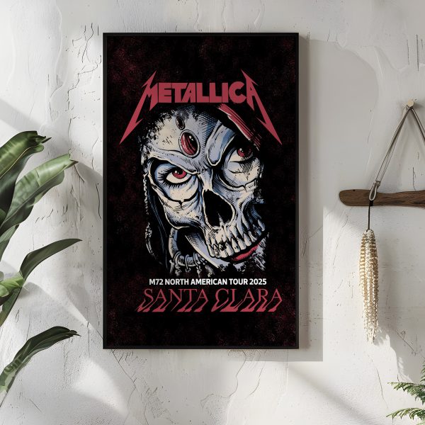 Metallica Concert Tour M72 World Tour June 22 2025 Levi’s Stadium Night 2 – Tonight In Santa Clara Canvas Poster