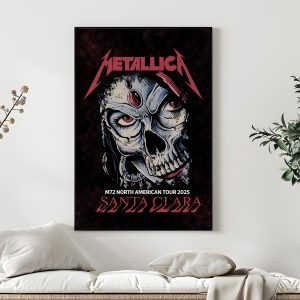 Metallica Concert Tour M72 World Tour June 22 2025 Levis Stadium Night 2 Tonight In Santa Clara Canvas Poster 5 - Metbrick.com