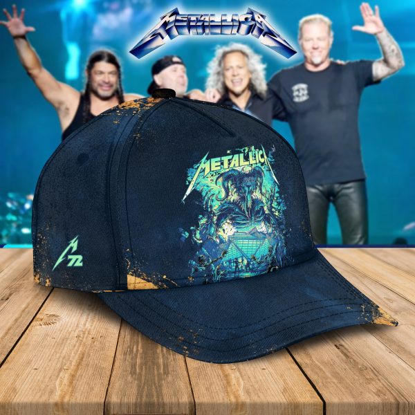 Metallica M72 Atlanta 2025 Baseball Cap – Dan Mumford AOP Tour Hat, June 3 at Mercedes-Benz Stadium
