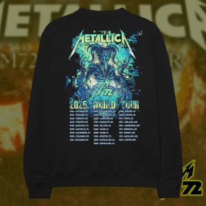 Metallica M72 Atlanta 2025 Sweatshirt Dan Mumford Aop Unisex Tour Edition June 3 At Mercedes Benz Stadium 2 - Metbrick.com
