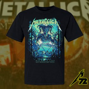 Metallica M72 Atlanta 2025 T Shirt Dan Mumford Aop Tour Art Tee June 3 At Mercedes Benz Stadium 1 - Metbrick.com