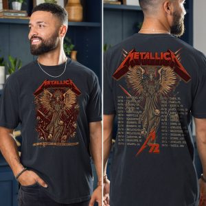 Metallica M72 Atlanta Falcons Special Edition T Shirt Mercedes Benz Stadium June 3 2025 3 - Metbrick.com