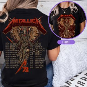 Metallica M72 Atlanta Falcons Special Edition T Shirt Mercedes Benz Stadium June 3 2025 4 - Metbrick.com